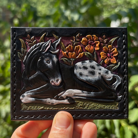 Black Beauty Horizontal Card Holder