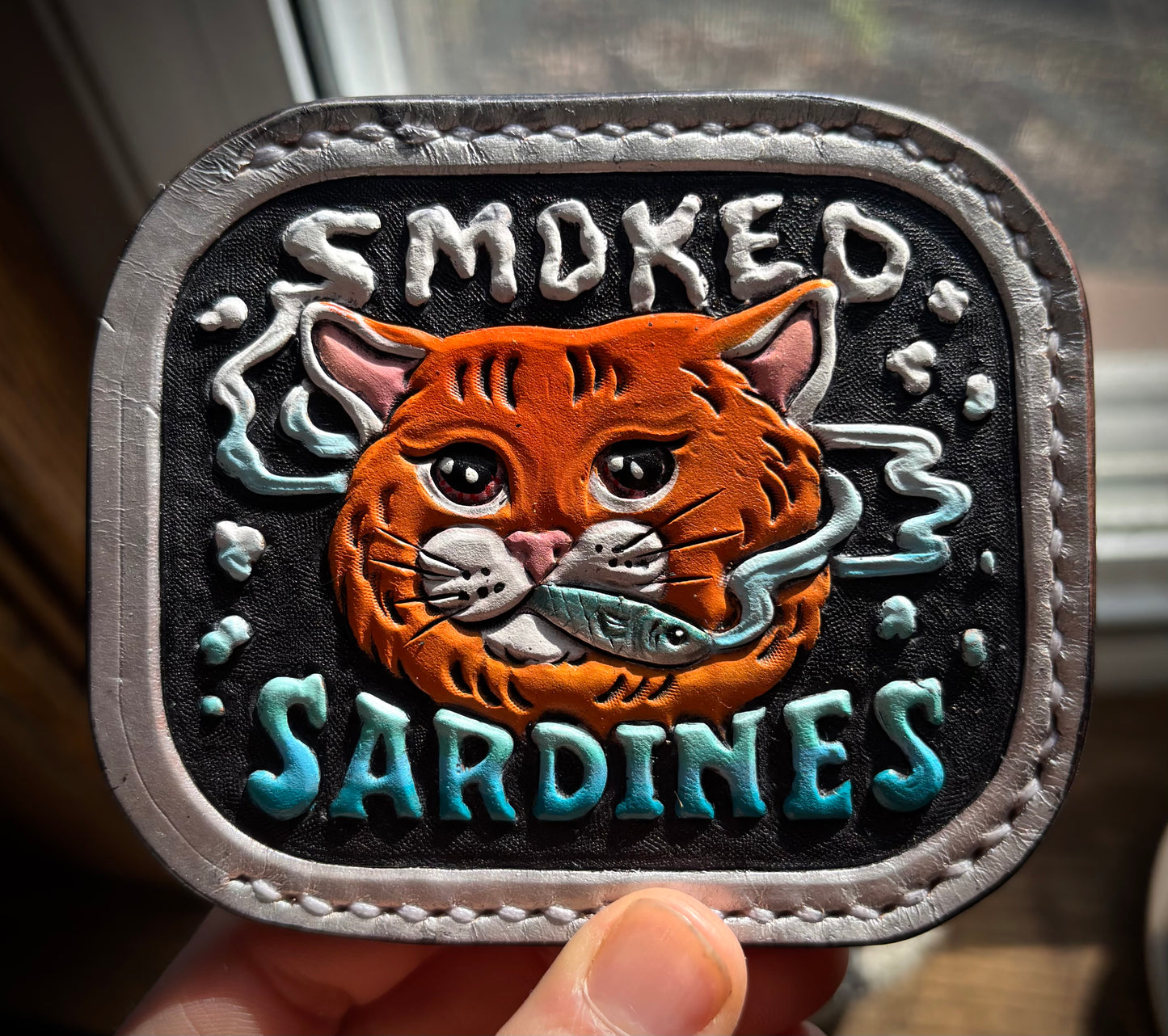 Smoked Sardines Card Holder