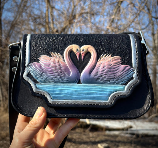 Swan Song Adjustable Shoulder Bag
