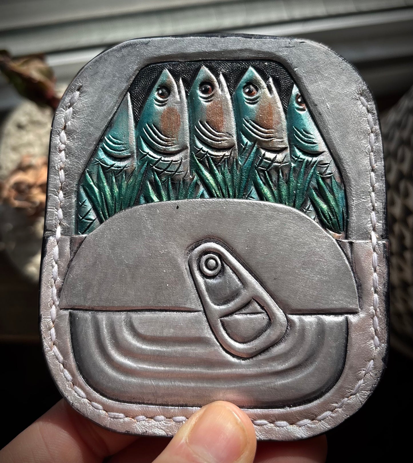 Smoked Sardines Card Holder