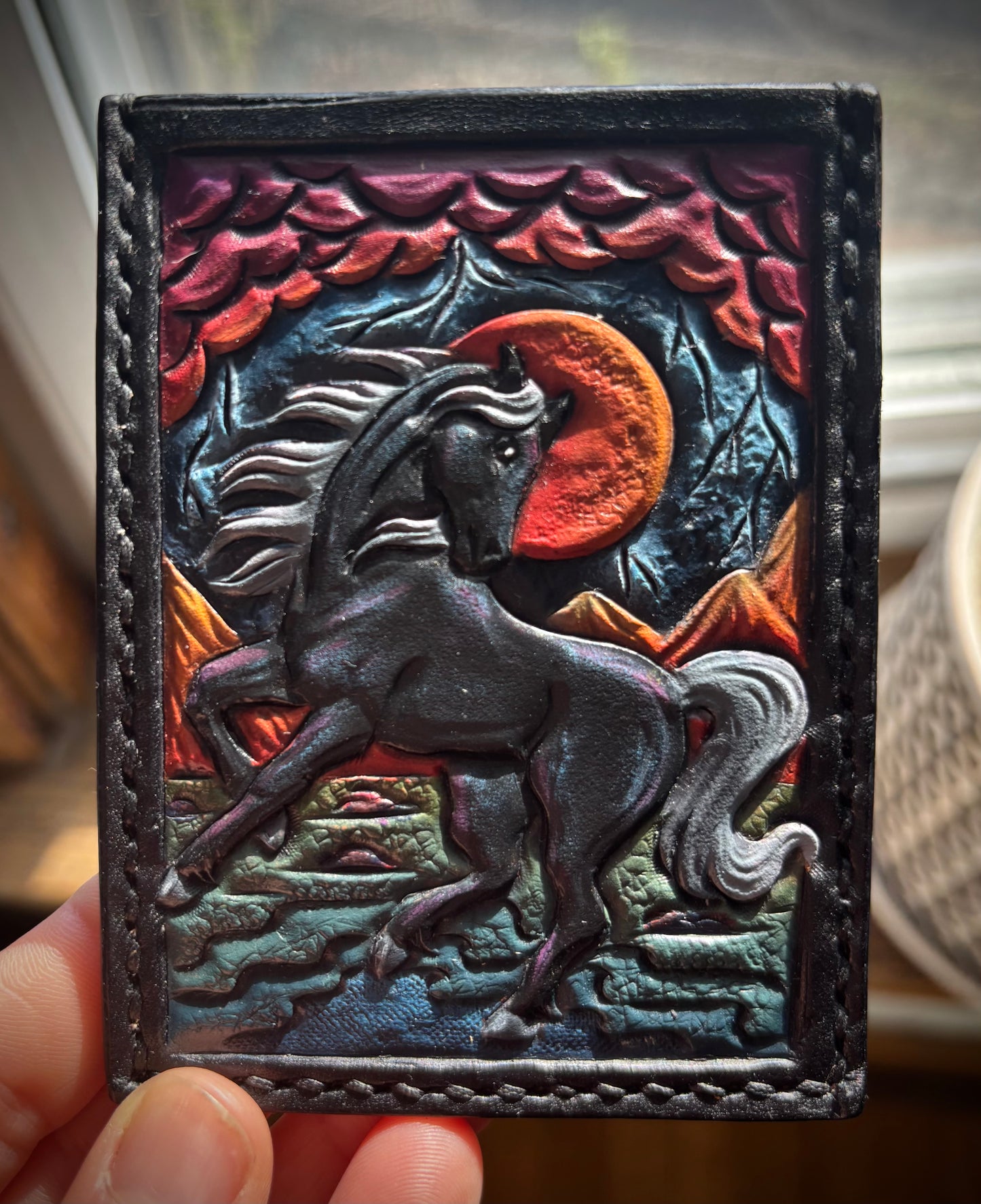 Thunderstruck Vertical Style Card Holder