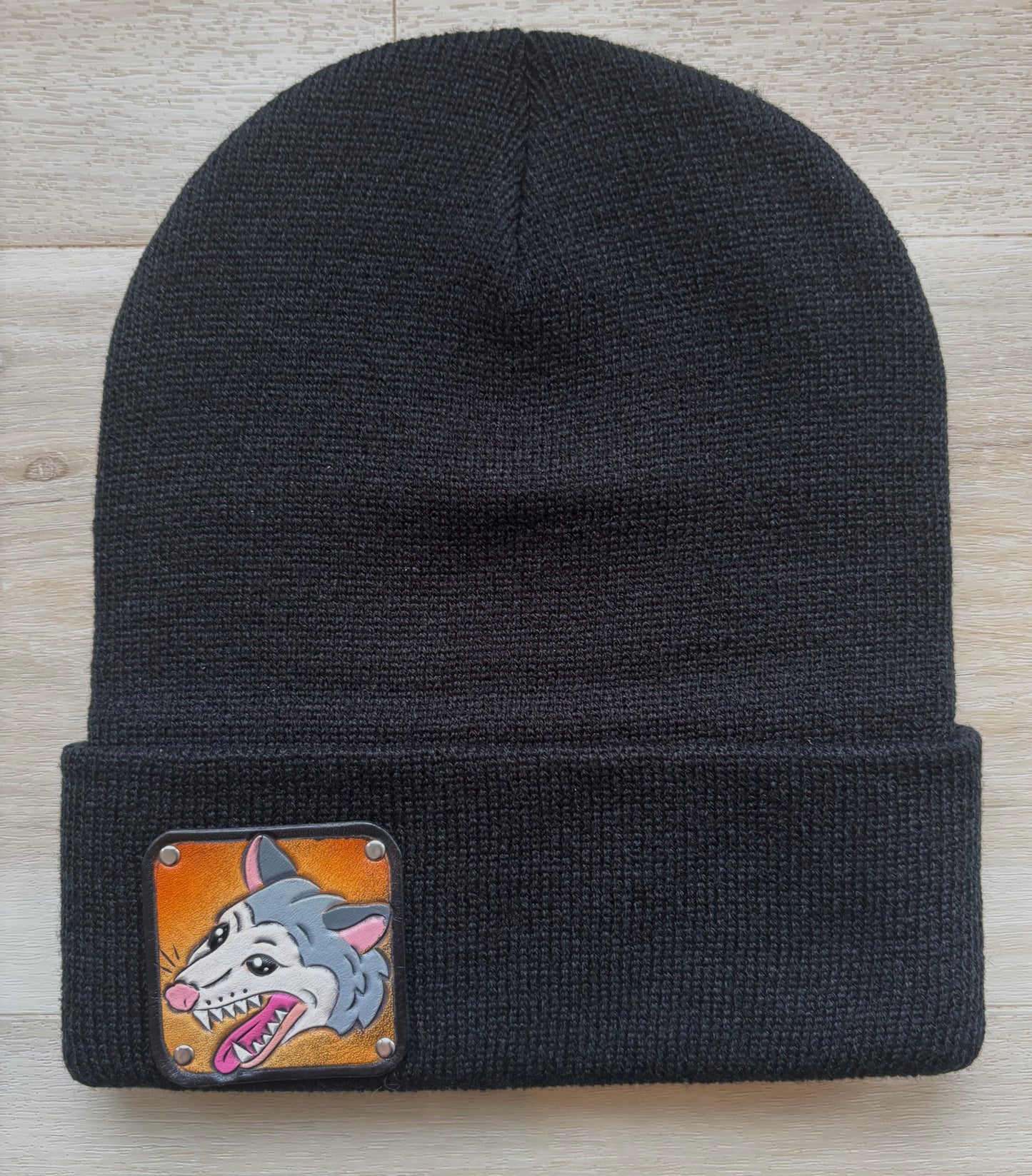 Awesome Possum Winter Beanie (Orange)