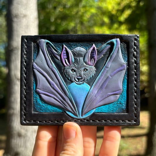 Crystal Ball Bat Horizontal Card Holder