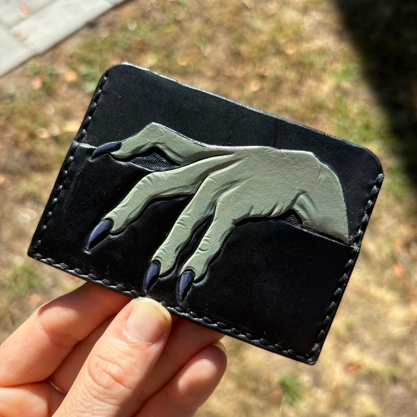 Dracula Hand Horizontal Card Holder