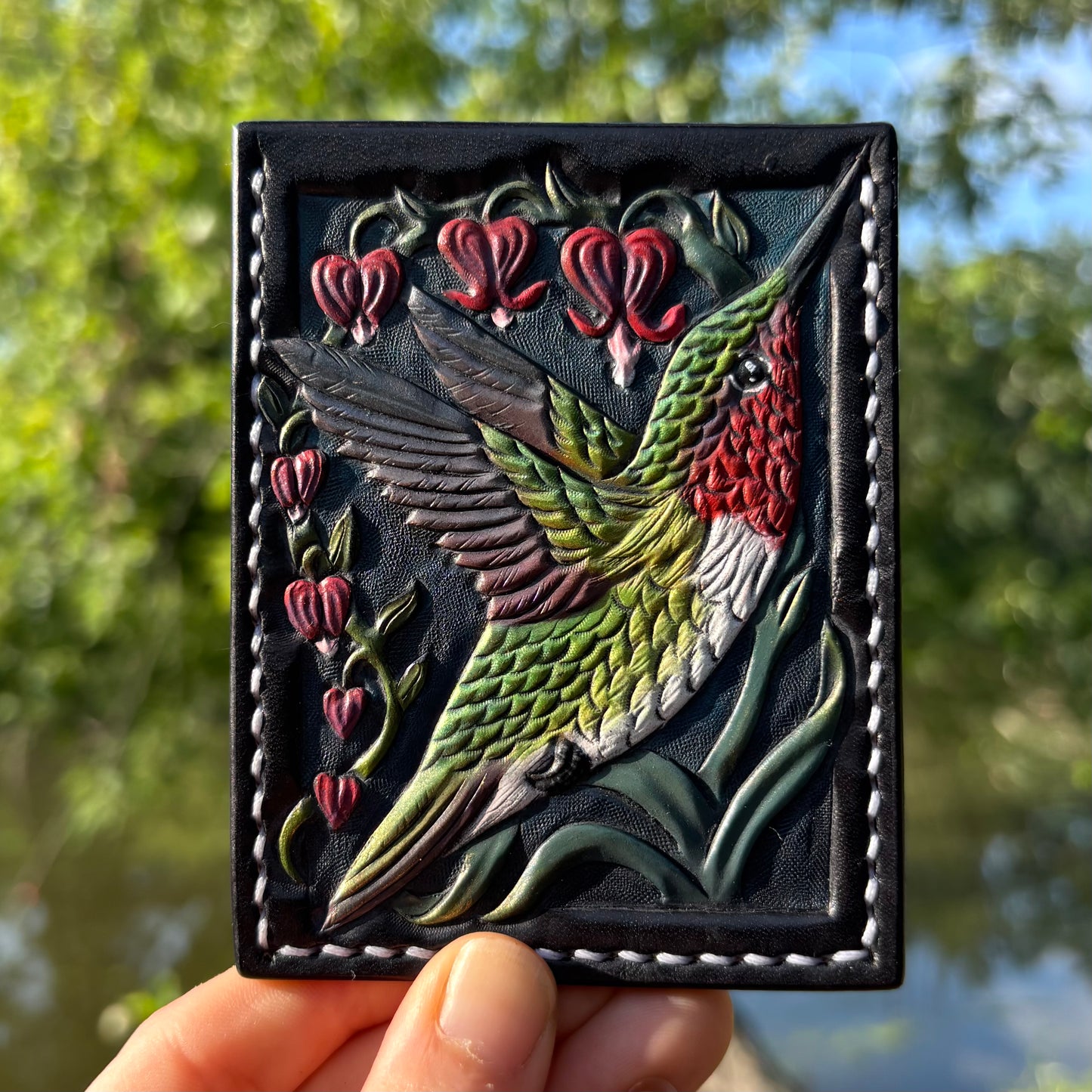 Hummingbird Card Holder