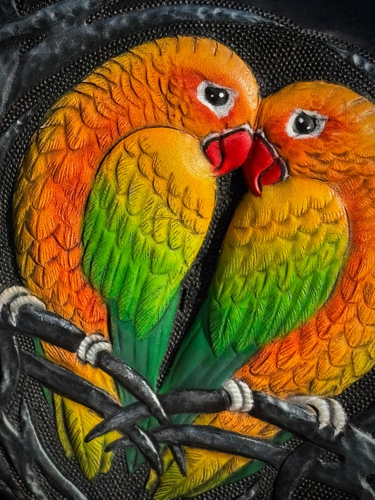 Love Birds Cross Body Handbag